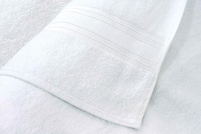 Large Bath Towels Set of 4 – 27x54 Inches – 100% Cotton – Quick Dry & Highly - Image 8