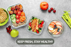 24-Piece Glass Food Storage Containers - Image 6
