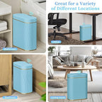Bathroom Small Trash Can with Automatic Touchless Lid, 2.6 Gallon Smart Garbage - Image 6