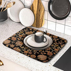 Vintage Tapestry Floral Dish Drying Pad 16 x 18 Inch - Image 5