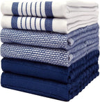 Premium Kitchen Towels | Large Cotton Dish Towels | Flat & Terry Highly by BumbleTowels