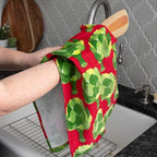 T-Fal Fiber Reactive Print Kitchen Towels: Highly Absorbent, Super Soft - Image 4