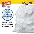 Glad Trash Bags, 13 Gallon, 40 Ct - Image 2