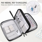 FYY Electronic Organizer, Extra Large Travel Cable Organizer Bag Pouch Portable - Image 5
