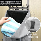BeeGreen Grey-Laundry-Bag-Backpack-Extra-Large-Heavy-Duty, 125L Portable Travel - Image 4