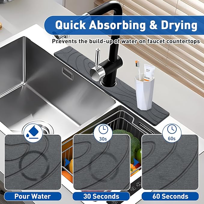 Faucet Mat for Kitchen Sink - Image 4