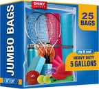 Extra X-Large Big 5 Gallon Storage Bags by SHINY+SELECT