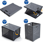 42L Collapsible Plastic Laundry Baskets, Foldable Laundry Hamper - Image 5