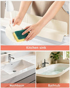 Kitchen Sink Splash Guard 23" Self-Draining Silicone Water Guard - Image 7