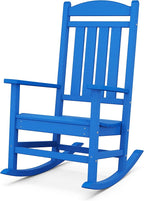 POLYWOOD Presidential Rocking Chair in Pacific Blue by POLYWOOD