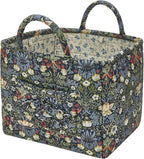 Quilted Fabric Storage Baskets by Unknown