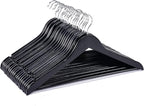 JS Hanger Wooden Coat Hangers, 20 Pack High Grade Wood Suit Hangers by Unknown