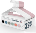 Neaties Heavy Duty Clothes Hangers 100+ Pack – Made in The USA – 8lb Capacity by NeatiesHangers
