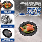 2PC Kitchen Sink Drain Strainer Stainless Steel - Image 2
