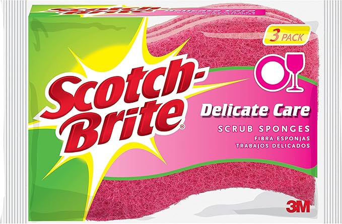 Scotch-Brite Gentle Clean Delicate Scrub Sponges, by Scotch-Brite