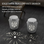 EFU Resin Garden Stool Indoor Outdoor,Decorative Antique Classic-Like Appearance, Waterproof UV Resistant Lightweight Sturdy,for Living Room, Garden Room, Patio(White) - Image 6