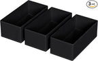 3 PACK Drawer Organizer Clothes，drawer Divider， Dresser Drawer Storage by FAMALAHEE