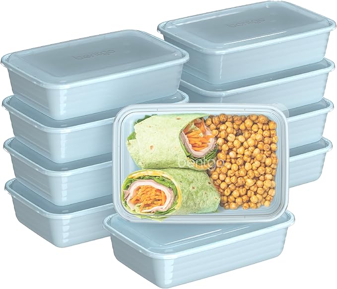 Bentgo Prep - 20-Piece 1-Compartment Reusable Meal Prep Containers by Bentgo