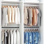 STORAGE MANIAC Hanging Closet Rod, Adjustable Width and Height Closet Hanging - Image 8