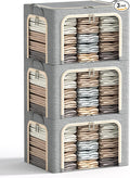 3 Opeings Large Clothes Storage Bins by Furnhome