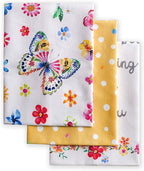 Maison d' Hermine Kitchen Towels Set of 3 100% Cotton 27.50" x 20" Reusable by MaisondHermine