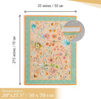 Maison d' Hermine Kitchen Towels Set of 3 100% Cotton 27.50" x 20" Reusable - Image 4