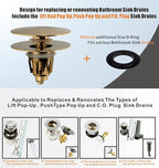 Artiwell Universal Bathroom Sink Drain Stopper, Fits Most Pop-Up Drains - Image 2