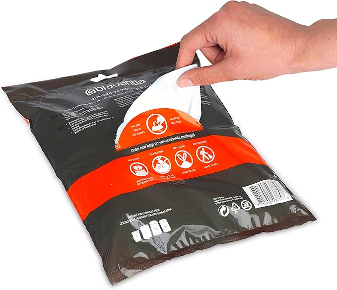 Brabantia PerfectFit Trash Bags Thick Plastic Trash Can Liners - Image 3