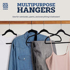 ZOBER Black Velvet Hangers 50 Pack - Image 6