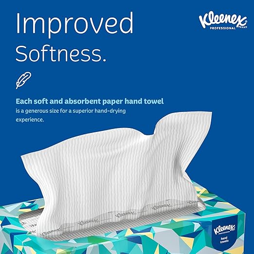 Kleenex Professional Paper Hand Towels, Premium Absorbency Pockets, Pop-Up Box - Image 4