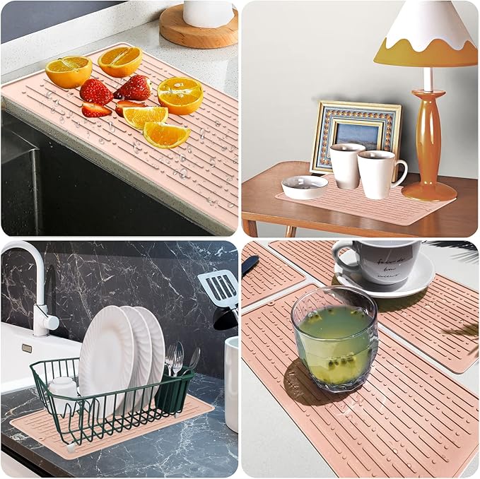 Dish Drying Mats, Heat-resistant Silicone Mat - Image 6