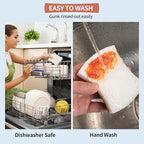 HOMERHYME Natural Dish Sponge 24 Pack, Non-Scratch Scrub Sponge, Eco - Image 7