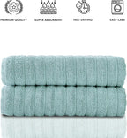 Classic Turkish Towels CTT Premium 2 Pack Bath Towels Set, Made - Image 6