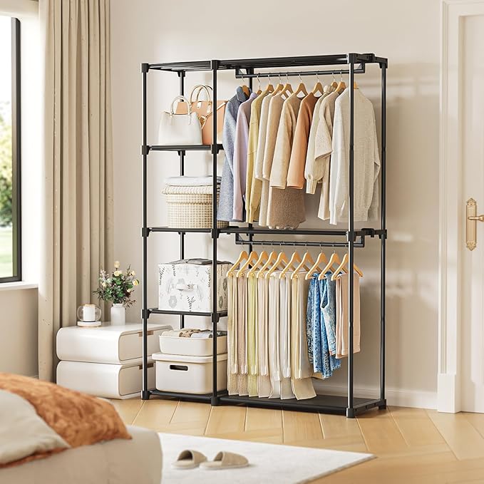 Portable Closet, Freestanding Wardrobe Closet Organizers and Storage, Open - Image 2