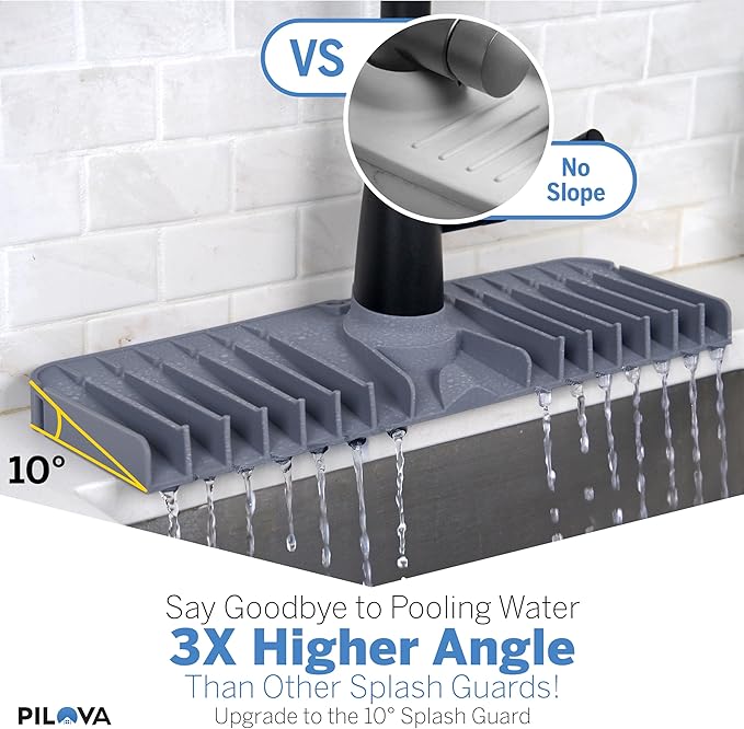 Premium Kitchen Sink Splash Guard – 18" x 5.7" Silicone Faucet Mat - Image 4