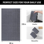 Homaxy 100% Cotton Terry Kitchen Towels, Checkered Designed, Soft and Super - Image 5