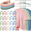 40 Pcs Travel Hangers Portable Foldable Travel Hanger Organizer, Plastic Cruise by Besslly
