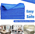 Tanlade Microfiber Cleaning Cloth 6"x6" Cleaning Rags Reasonable Kitchen Towels - Image 5