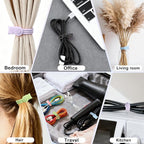 24 PCS Silicone Cable Ties Cord Organizer - Image 6