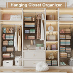 5 Tier Extra Large Closet Hanging Organizer - Image 4