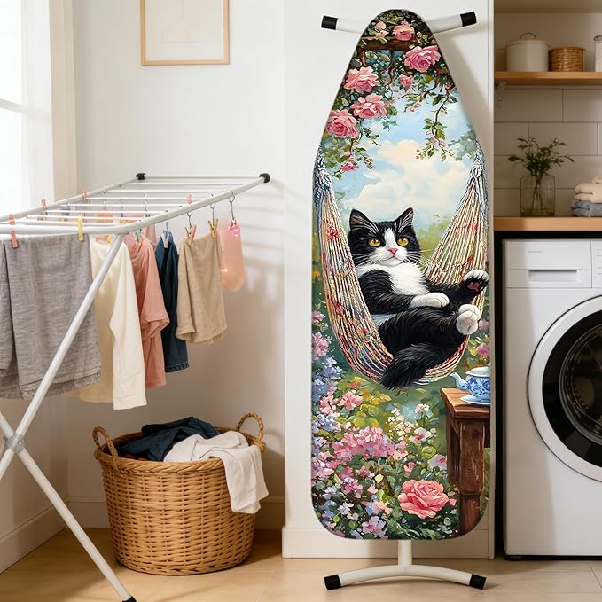 Nuxovilar Ironing Board Cover Needle Cotton 15x54 Inches | Ironing Board Cover - Image 2