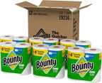 Bounty Quick-Size Paper Towels, 12 Family Triple = 40 Regular Rolls - Image 10