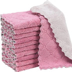 Rachan 11Pack Kitchen Dish Cloths, Reusable Dish Towels, Nonstick Oil Washable by Rachan