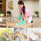 R HORSE 5Pcs Pineapple Kitchen Dish Towel Set Fruit Theme Absorbent Drying - Image 5
