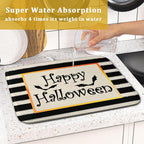 Happy Halloween Bats Dish Drying Mat - Image 7