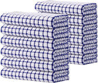 Kitinjoy Cotton 12 Pack Terry Kitchen Towels, 16 x 25 Inches Super Soft and by Kitinjoy