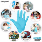 SAFESKIN Disposable Nitrile Gloves in POP-N-GO Pack Medium Duty, Powder-Free - Image 2