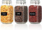 ComSaf Airtight Glass Canister Set of 3 by ComSaf