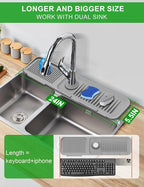 Kitchen Sink Splash Guard, 5°Slope Draining Mat - Image 2