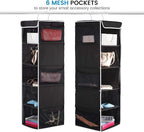 ZOBER Hanging Closet Organizer, 5-Shelf - Image 4